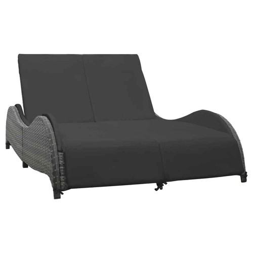 Polyrattan sonnenliege mit - polyrattan,